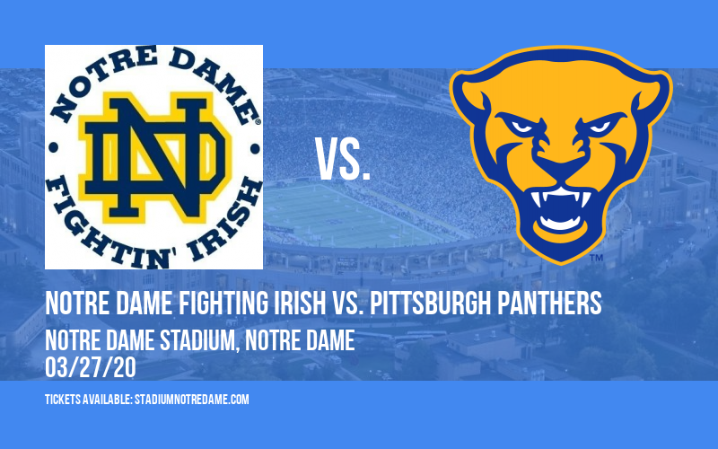 Notre Dame Fighting Irish vs. Pittsburgh Panthers at Notre Dame Stadium