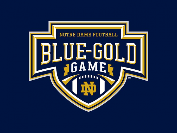 Notre Dame Blue Gold Game at Notre Dame Stadium