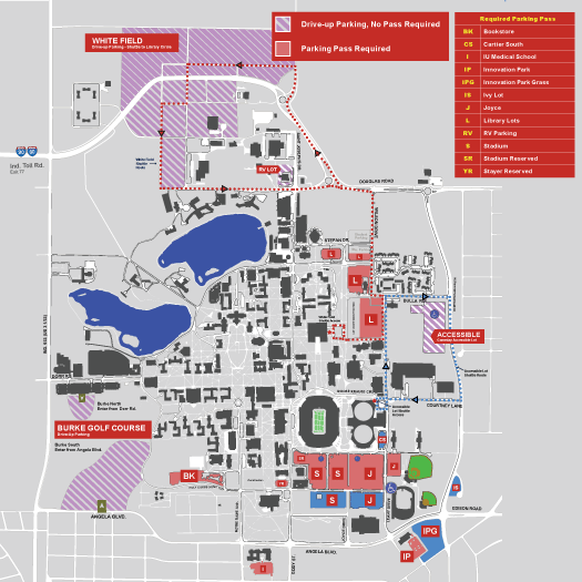 2019 Notre Dame Fighting Irish Football Season Parking Pass (Includes Parking Passes To All Regular Season Home Games) at Notre Dame Stadium