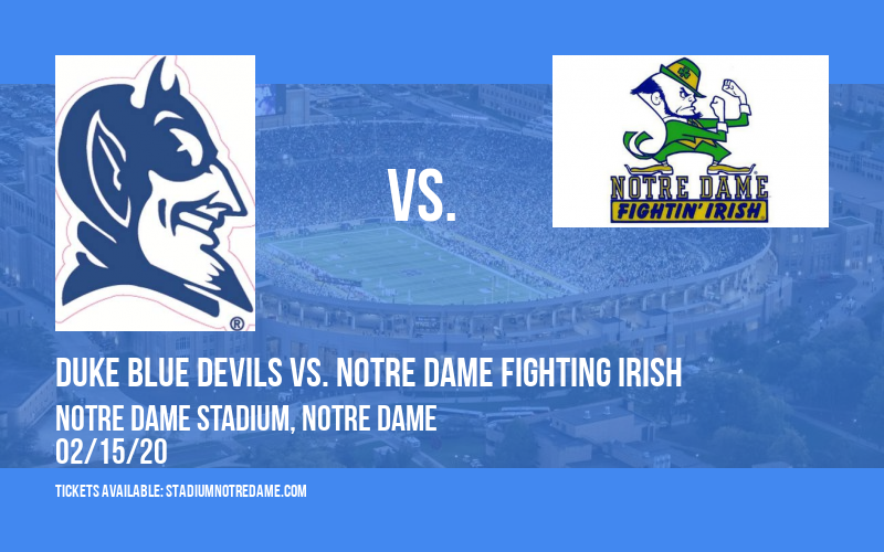 Duke Blue Devils vs. Notre Dame Fighting Irish at Notre Dame Stadium