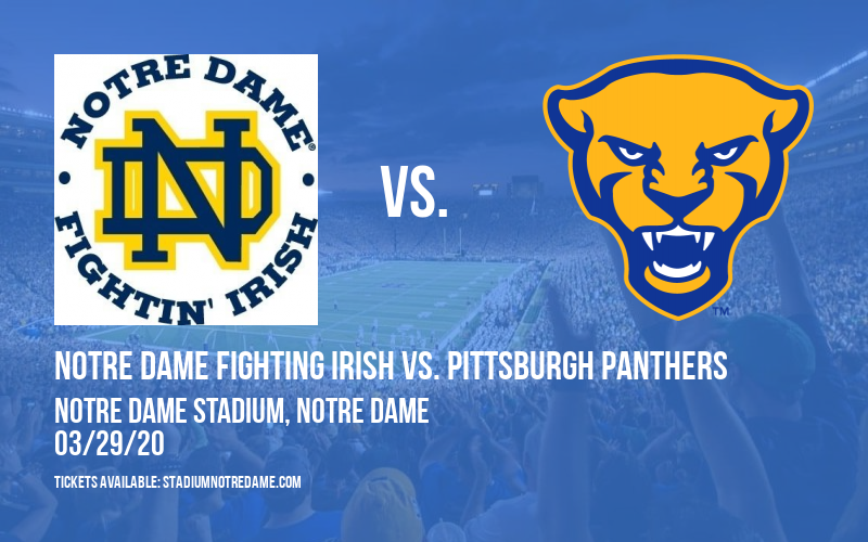 Notre Dame Fighting Irish vs. Pittsburgh Panthers at Notre Dame Stadium