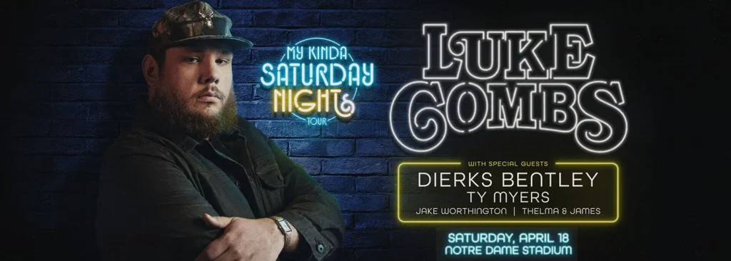 Luke Combs at Notre Dame Stadium